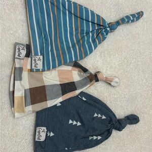 Trendy Knotted Baby Beanies - Set of 3